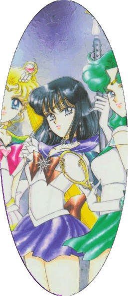 Sailor Saturn con 1/2 Michiru y 1/2 Sailor Moon